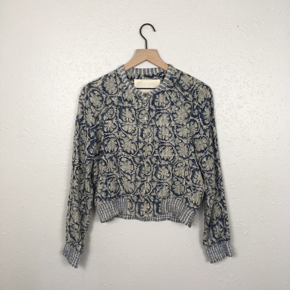 Ralph Lauren floral paisley print bomber jacket